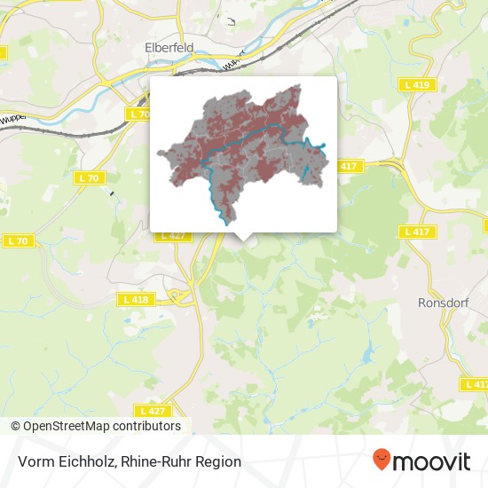 Карта Vorm Eichholz
