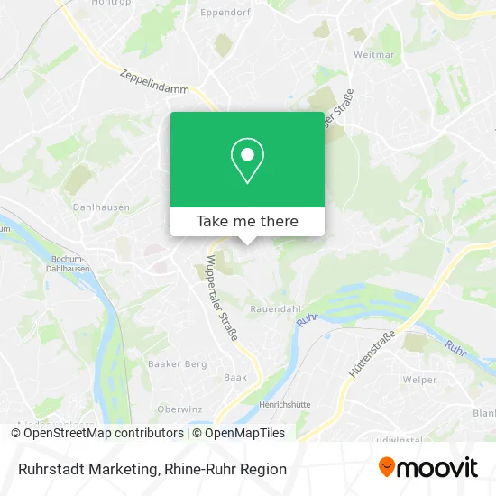 Ruhrstadt Marketing map