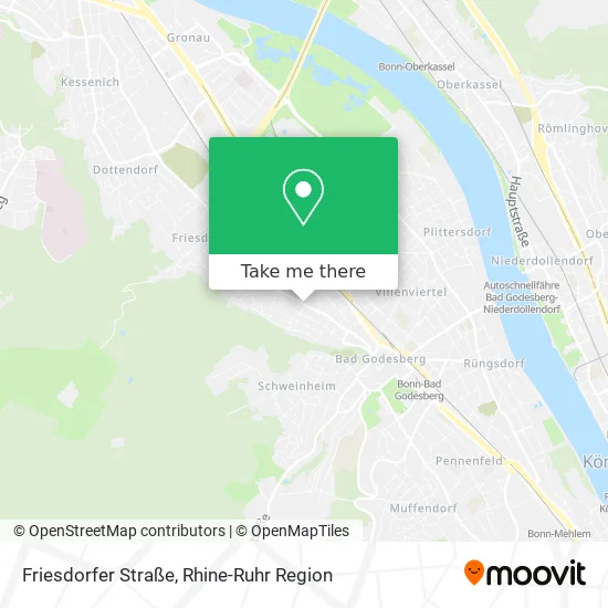 Карта Friesdorfer Straße