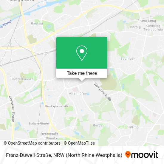 Franz-Düwell-Straße map