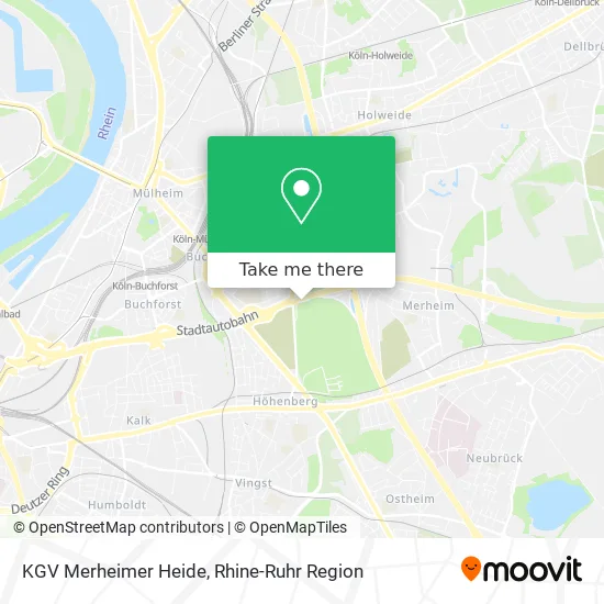 Карта KGV Merheimer Heide