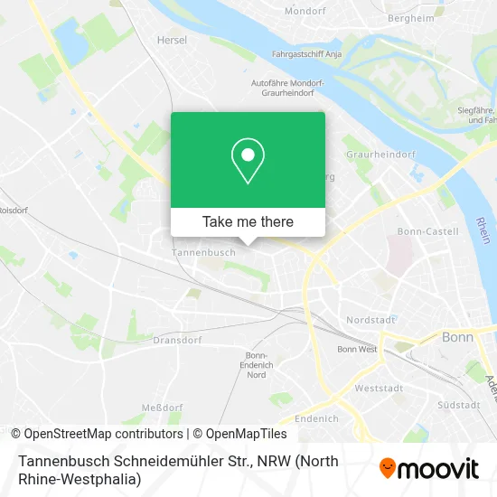 Tannenbusch Schneidemühler Str. map