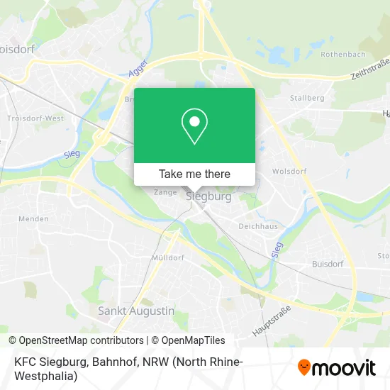 KFC Siegburg, Bahnhof map