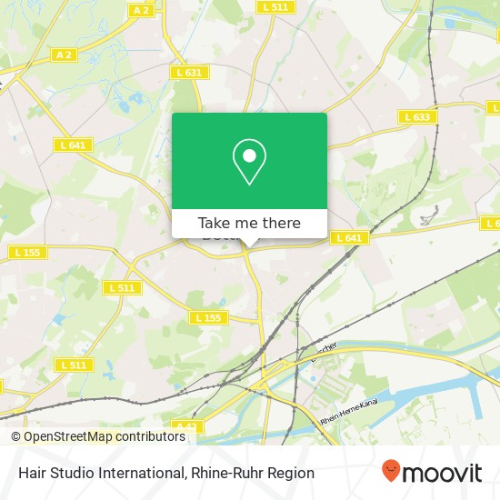 Hair Studio International map