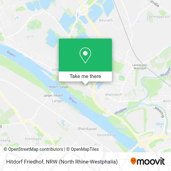 Hitdorf Friedhof map