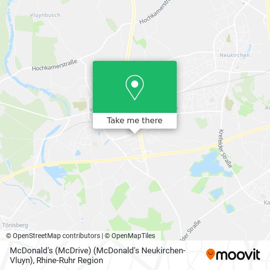 McDonald's (McDrive) (McDonald's Neukirchen-Vluyn) map