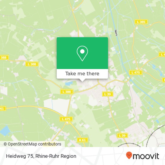 Карта Heidweg 75