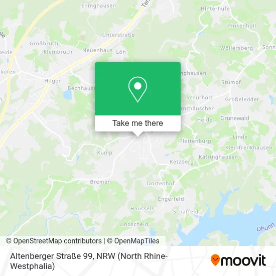Altenberger Straße 99 map