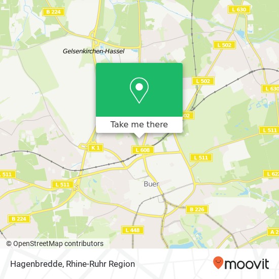 Hagenbredde map