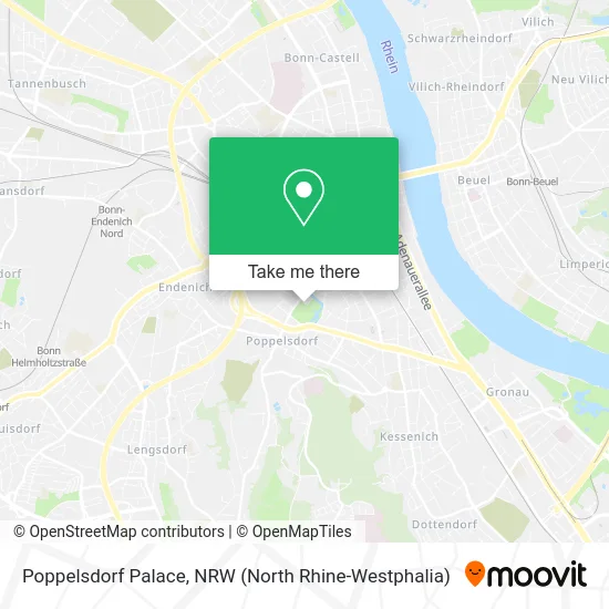 Poppelsdorf Palace map