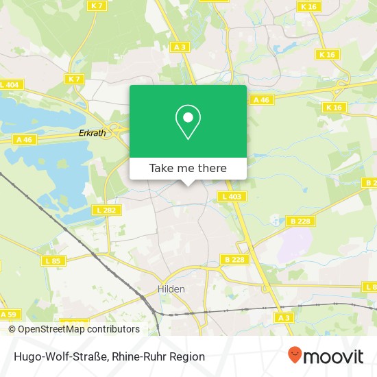 Hugo-Wolf-Straße map