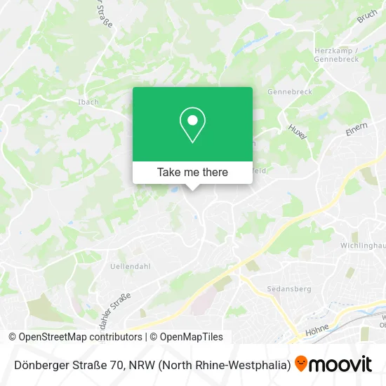 Dönberger Straße 70 map