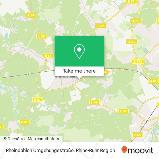 Rheindahlen Umgehungsstraße map