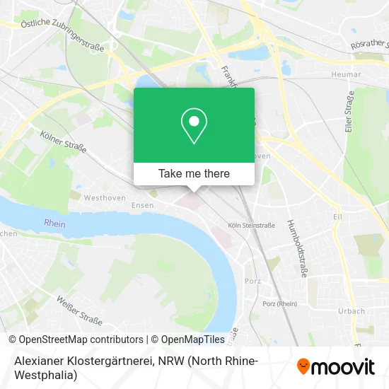 Карта Alexianer Klostergärtnerei