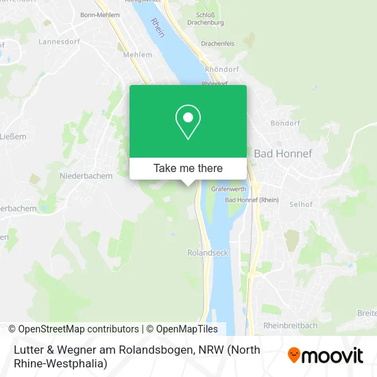 Карта Lutter & Wegner am Rolandsbogen