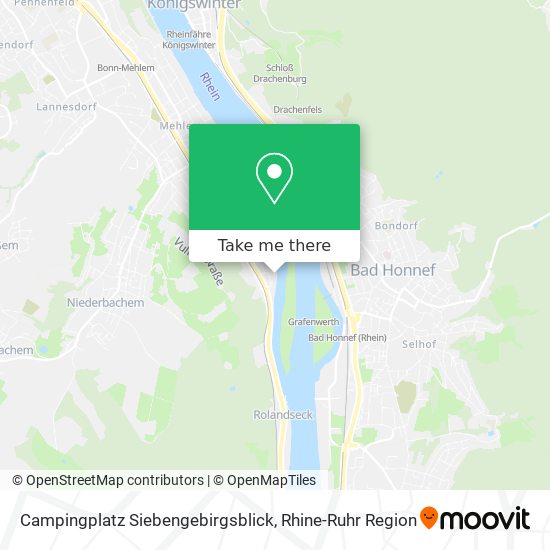 Campingplatz Siebengebirgsblick map