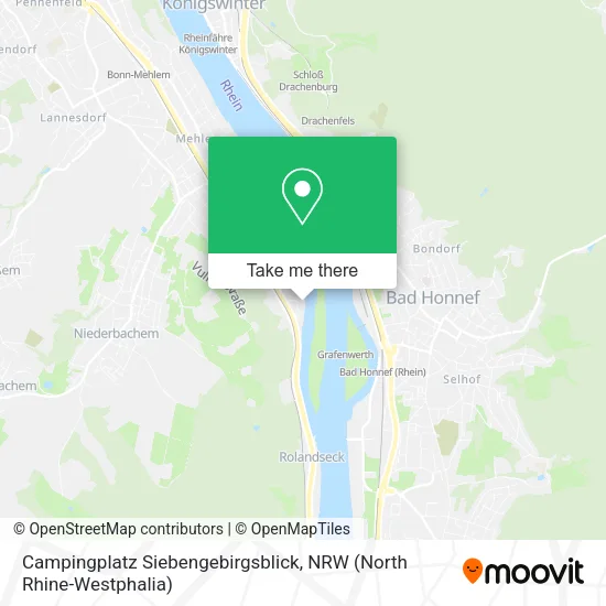 Карта Campingplatz Siebengebirgsblick