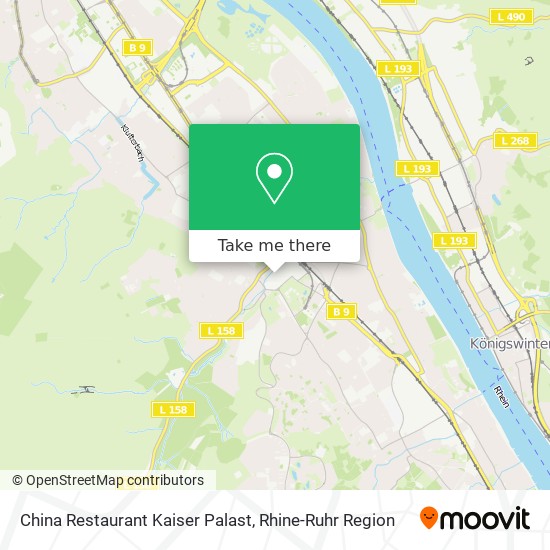China Restaurant Kaiser Palast map