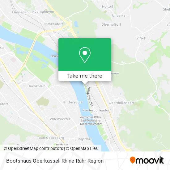 Карта Bootshaus Oberkassel