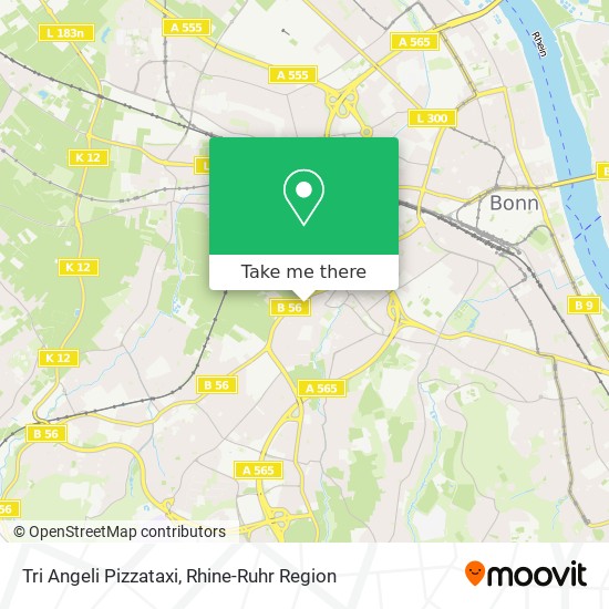 Tri Angeli Pizzataxi map
