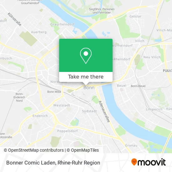 Карта Bonner Comic Laden