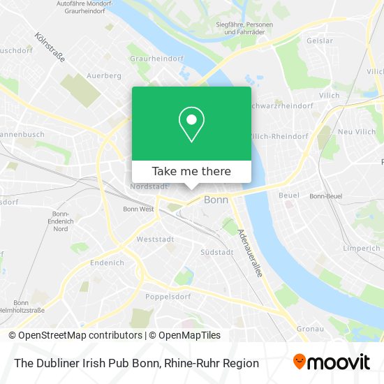 The Dubliner Irish Pub Bonn map