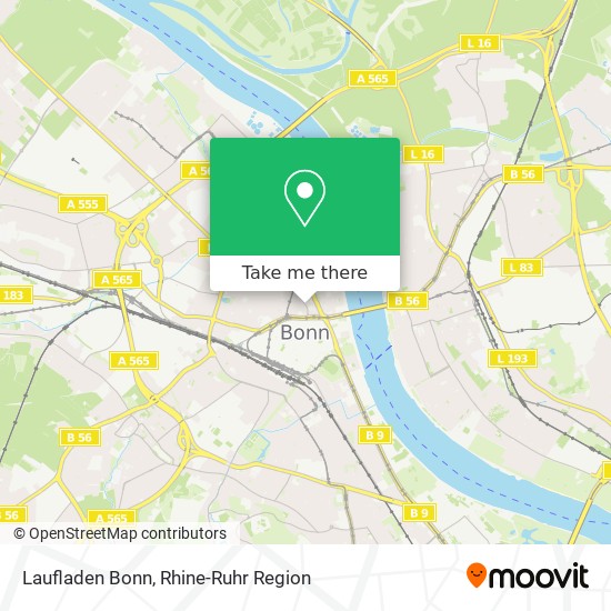 Laufladen Bonn map