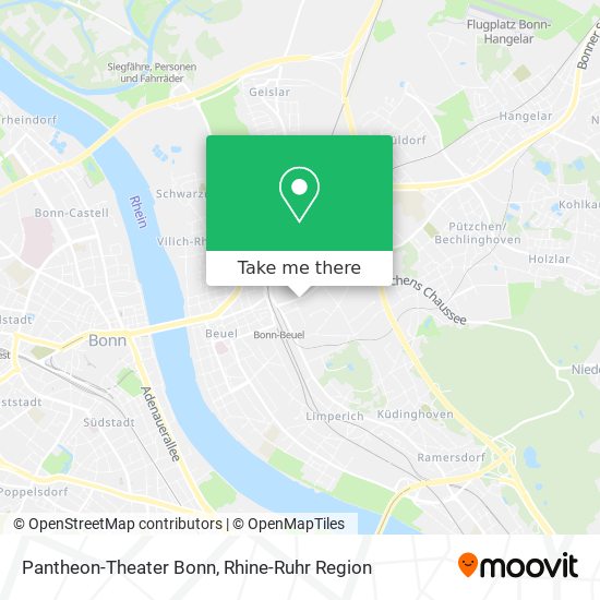 Pantheon-Theater Bonn map