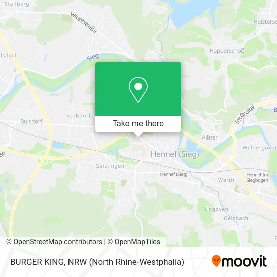 Карта BURGER KING