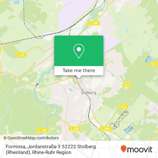 Formosa, Jordanstraße 3 52222 Stolberg (Rheinland) map