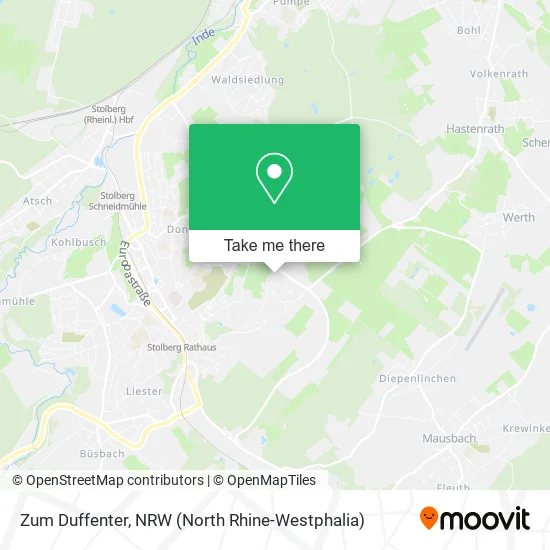 Карта Zum Duffenter
