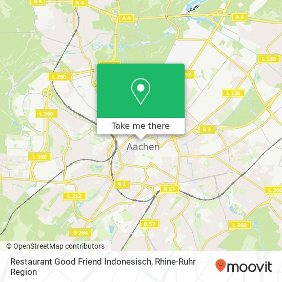 Restaurant Good Friend Indonesisch, Neupforte 2B 52062 Aachen map