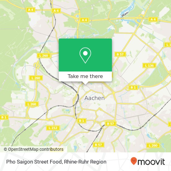 Pho Saigon Street Food, Pontstraße 151 52062 Aachen map