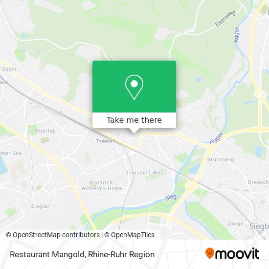 Restaurant Mangold map