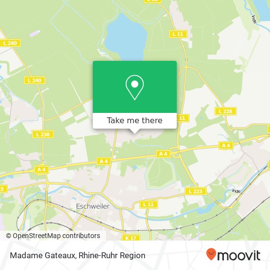 Madame Gateaux, Kapellenstraße 7 Dürwiß, 52249 Eschweiler map