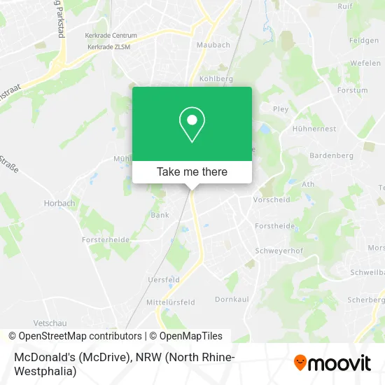 Карта McDonald's (McDrive)