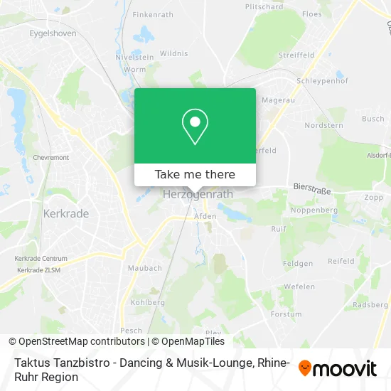Taktus Tanzbistro - Dancing & Musik-Lounge map