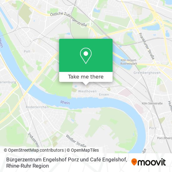 Bürgerzentrum Engelshof Porz und Café Engelshof map