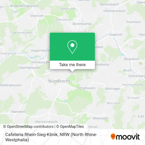 Карта Cafeteria Rhein-Sieg-Klinik