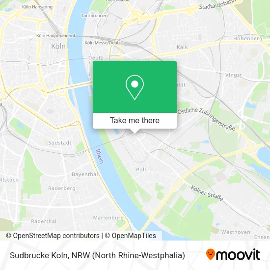 Карта Sudbrucke Koln