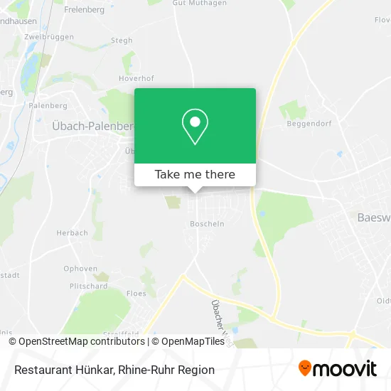 Restaurant Hünkar map