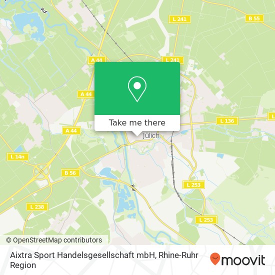 Aixtra Sport Handelsgesellschaft mbH, Kleine Rurstraße 10 52428 Jülich map