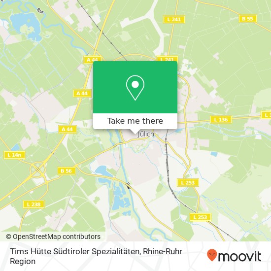 Tims Hütte Südtiroler Spezialitäten, Kleine Rurstraße 3 52428 Jülich map