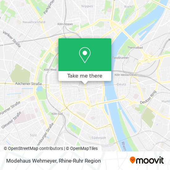 Modehaus Wehmeyer map
