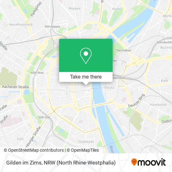 Карта Gilden im Zims