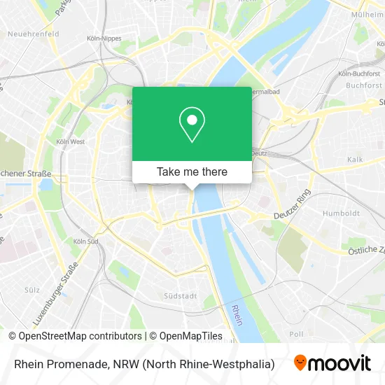 Rhein Promenade map