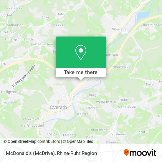 McDonald's (McDrive) map