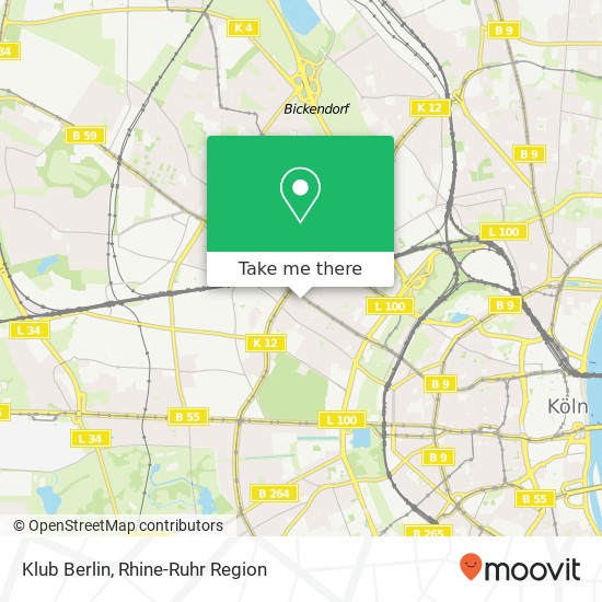 Klub Berlin map