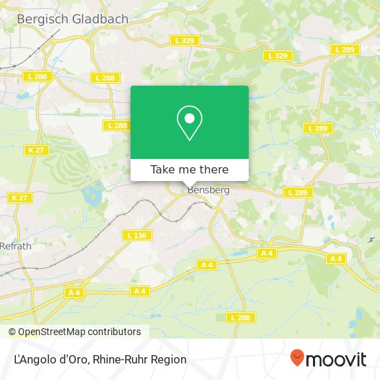 L'Angolo d'Oro, Schloßstraße 4 Bensberg, 51429 Bergisch Gladbach map