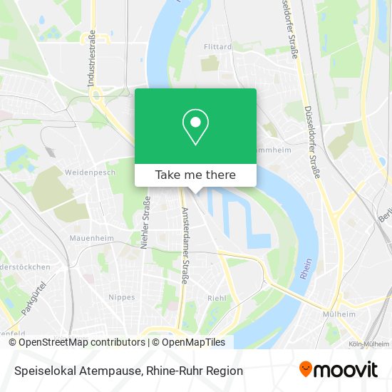 Speiselokal Atempause map